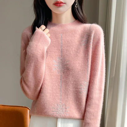 Pull en tricot doux et chaud pour femme