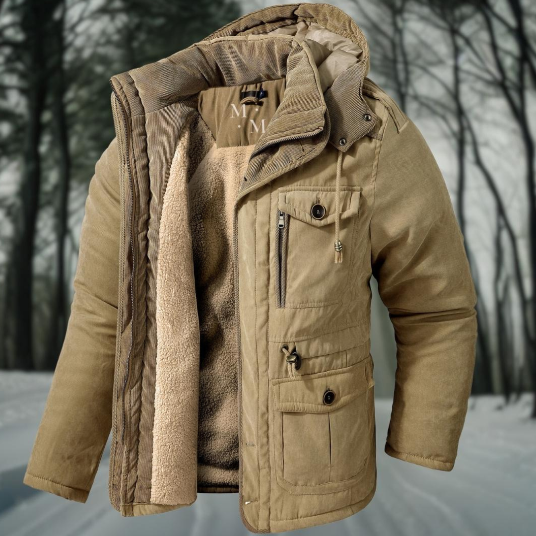 Parka d'hiver pour hommes avec capuche - Veste chaude pour hommes