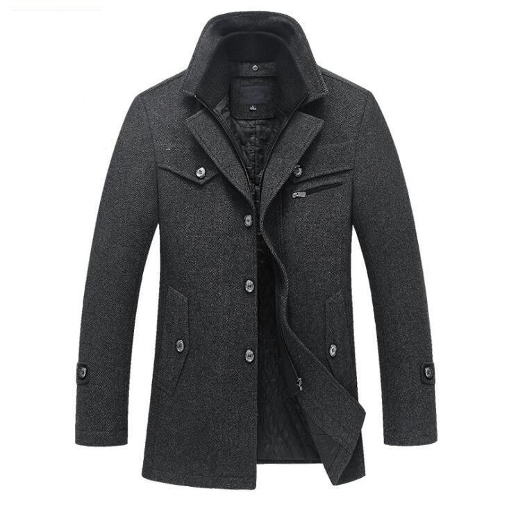 Herren Wolljacke Klassisch Elegant - IdealeKleiden