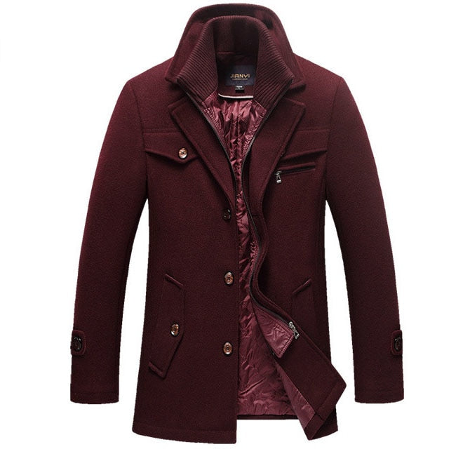 Veste en laine classique élégante pour hommes