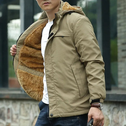 Veste polaire douillette à capuche