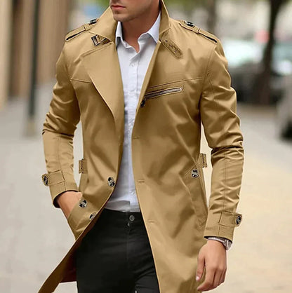 Élégant trench-coat classique pour homme