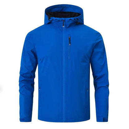 Veste d'extérieur pour homme légère et imperméable