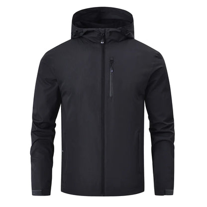 Veste d'extérieur pour homme légère et imperméable