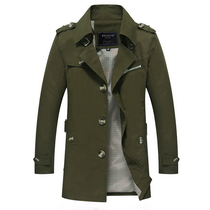 Trench-coat homme élégant imperméable
