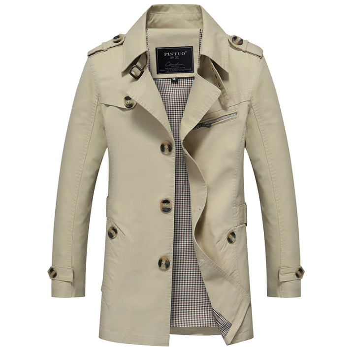 Trench-coat homme élégant imperméable