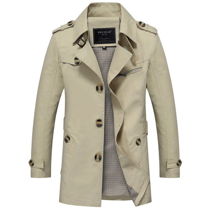 Trench-coat homme élégant imperméable