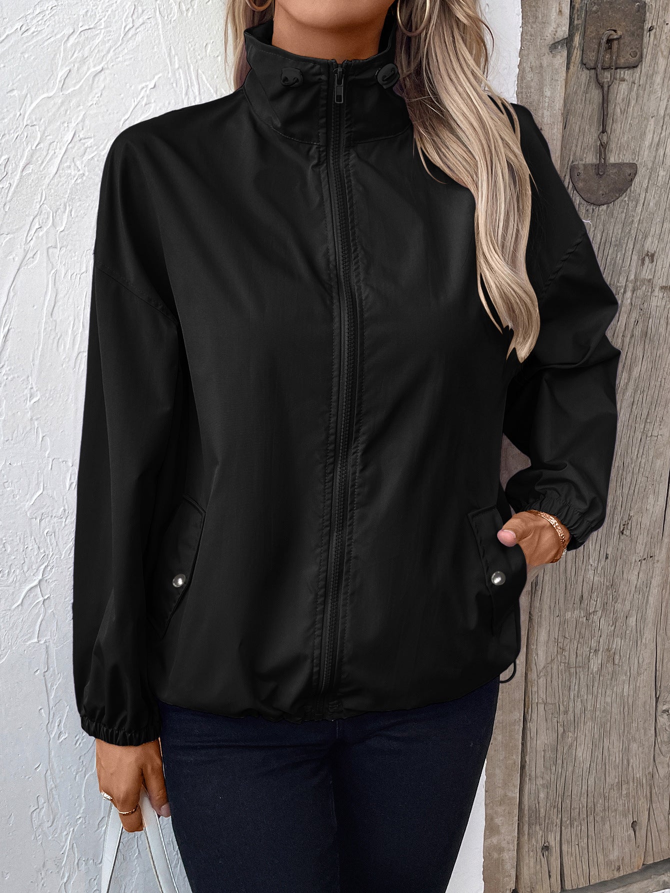Veste de pluie pour femme Imperméable Pratique