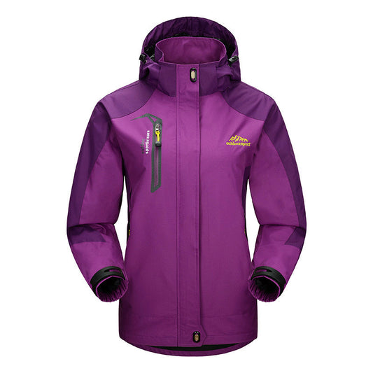 Wandersportjacke Damen Waterproof Kapuze - IdealeKleiden