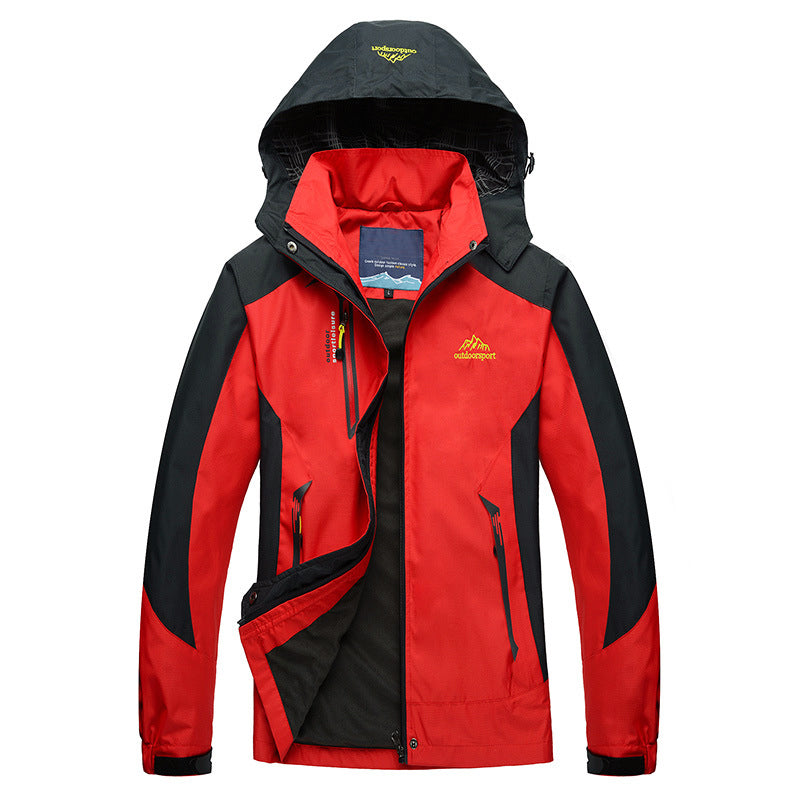 Veste de randonnée sport imperméable à capuche pour femme
