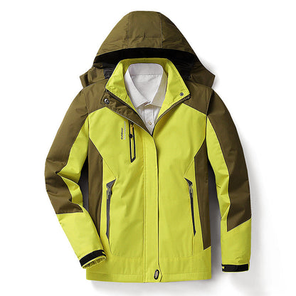 Veste de randonnée sport imperméable à capuche pour femme