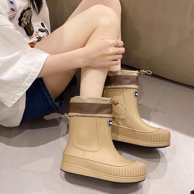 Bottes imperméables femme Outdoor – Confortables Antidérapantes