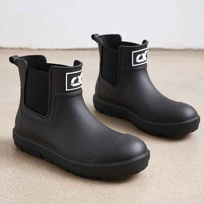 Bottes de pluie imperméables pour femmes, élégantes, mi-mollet