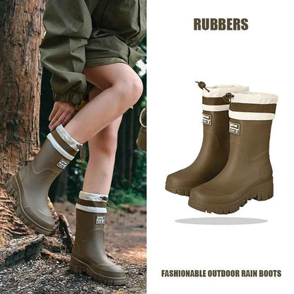 Bottes de pluie imperméables ajustables pour enfants et adultes