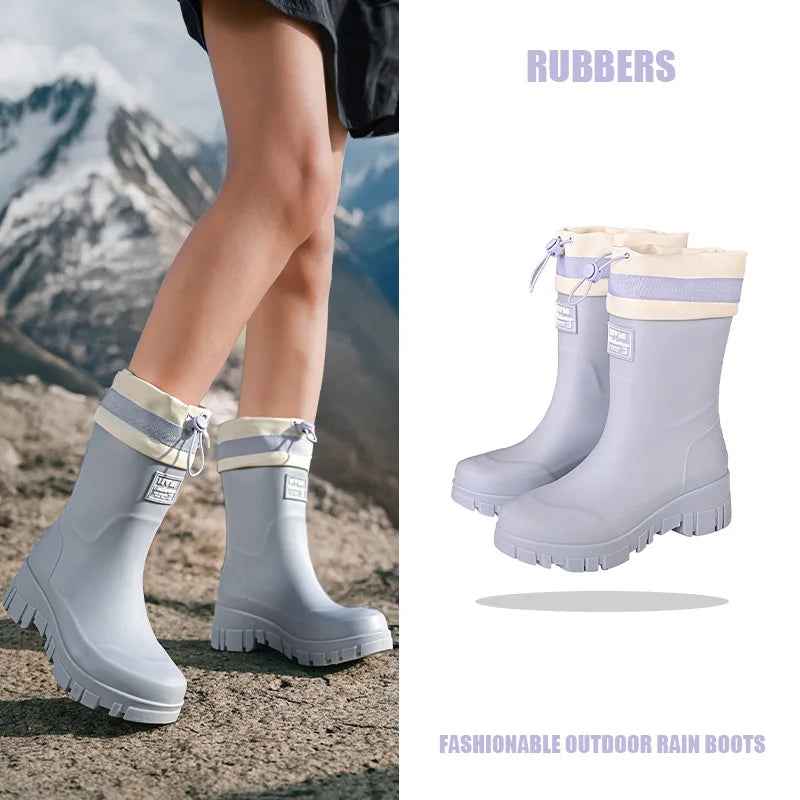 Bottes de pluie imperméables ajustables pour enfants et adultes