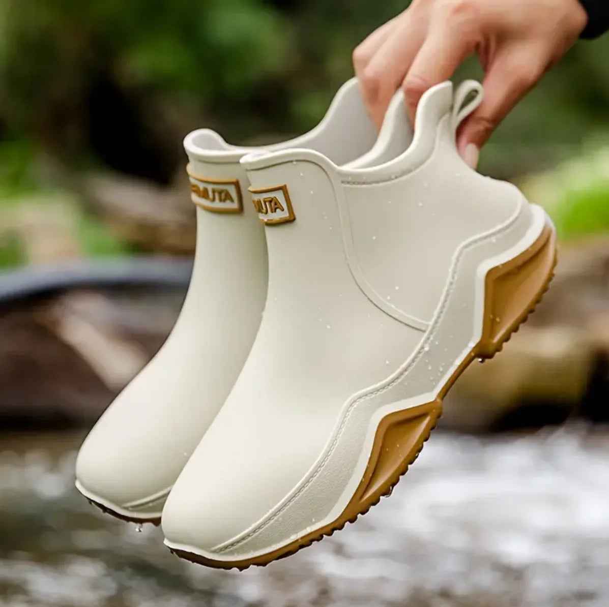 Bottes de pluie imperméables Caoutchouc robuste Extérieur