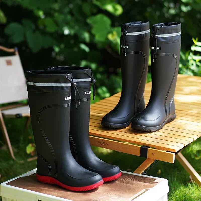 Rutschfeste Gummistiefel Damen Komfort Design - IdealeKleiden