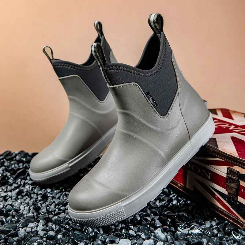 Bottes de pluie imperméables pour femmes, élégantes et confortables