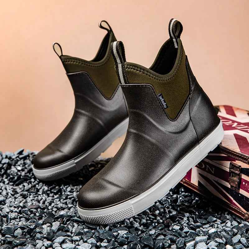 Bottes de pluie imperméables pour femmes, élégantes et confortables