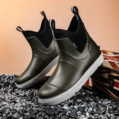 Bottes de pluie imperméables pour femmes, élégantes et confortables