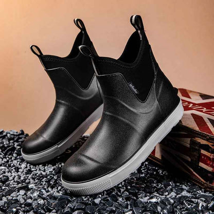 Bottes de pluie imperméables pour femmes, élégantes et confortables