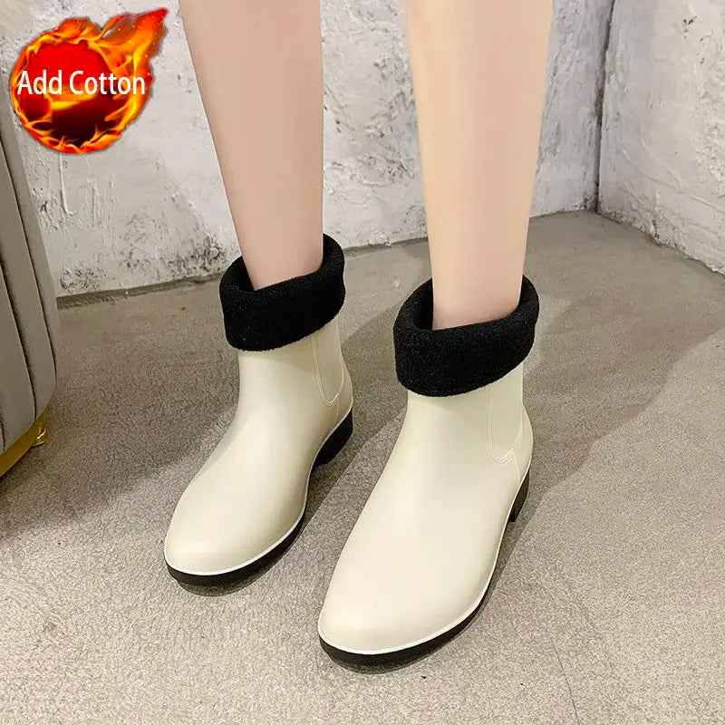 Bottes de pluie souples et confortables pour femme