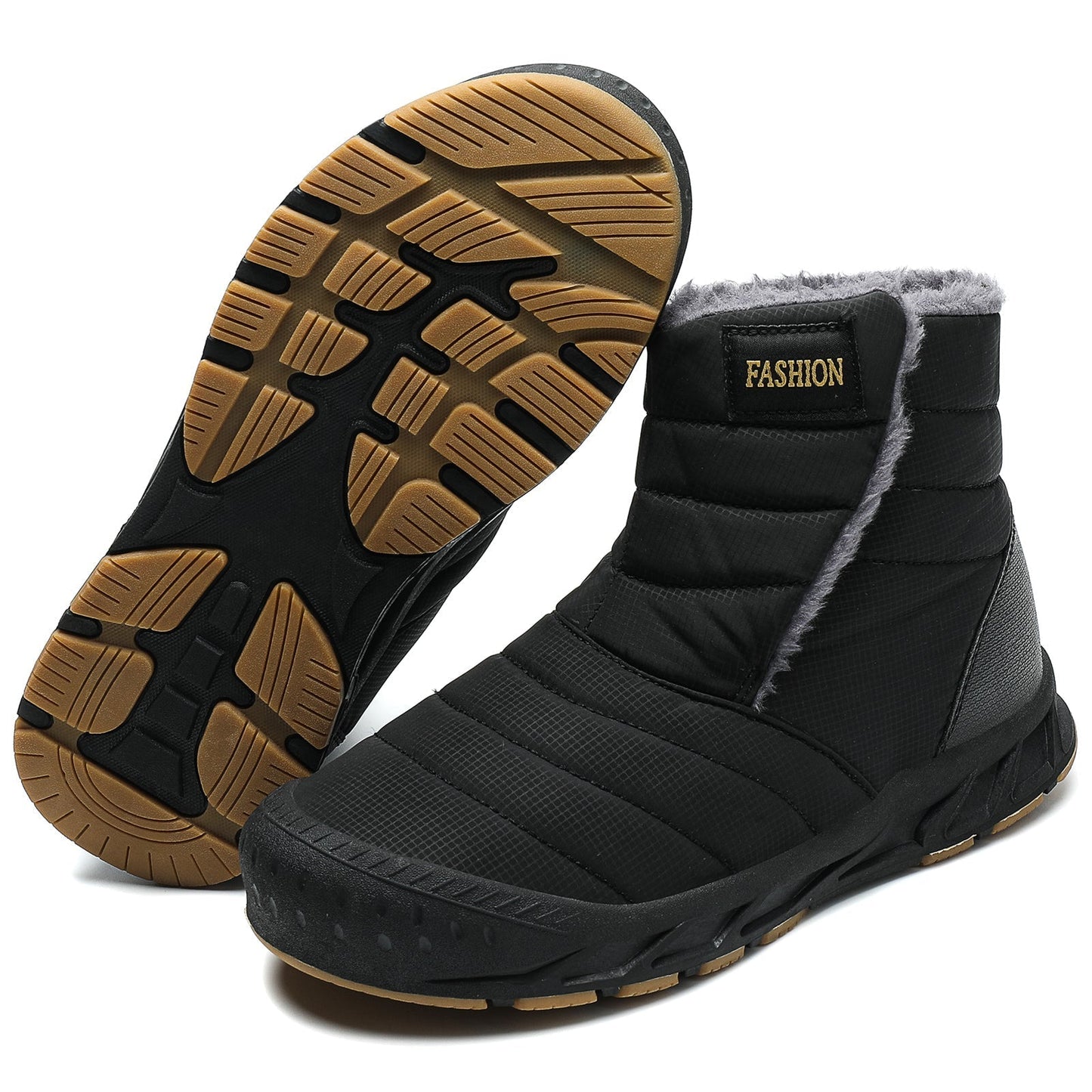 Bottes d'hiver imperméables unisexe confortables