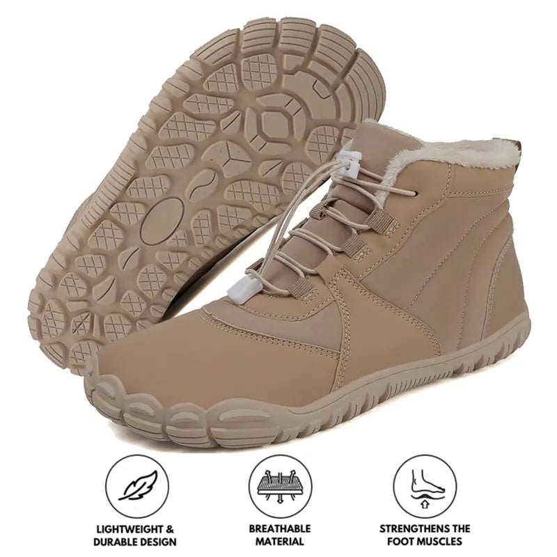 Bottes d'hiver imperméables unisexes chaudes confortables