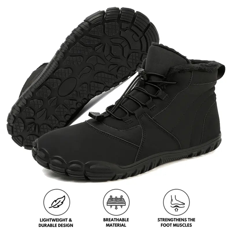 Bottes d'hiver imperméables unisexes chaudes confortables