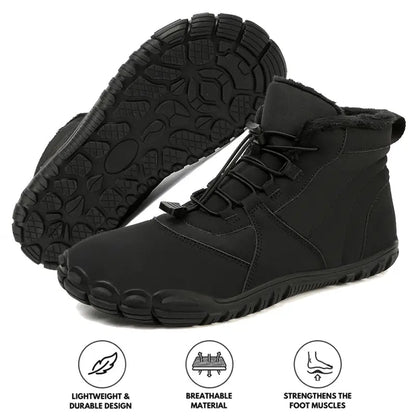 Bottes d'hiver imperméables unisexes chaudes confortables