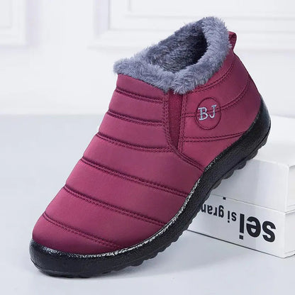 Bottes d'hiver imperméables femme chaudes et antidérapantes