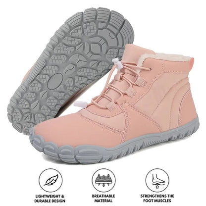 Bottes d'hiver imperméables femme chaudes et confortables