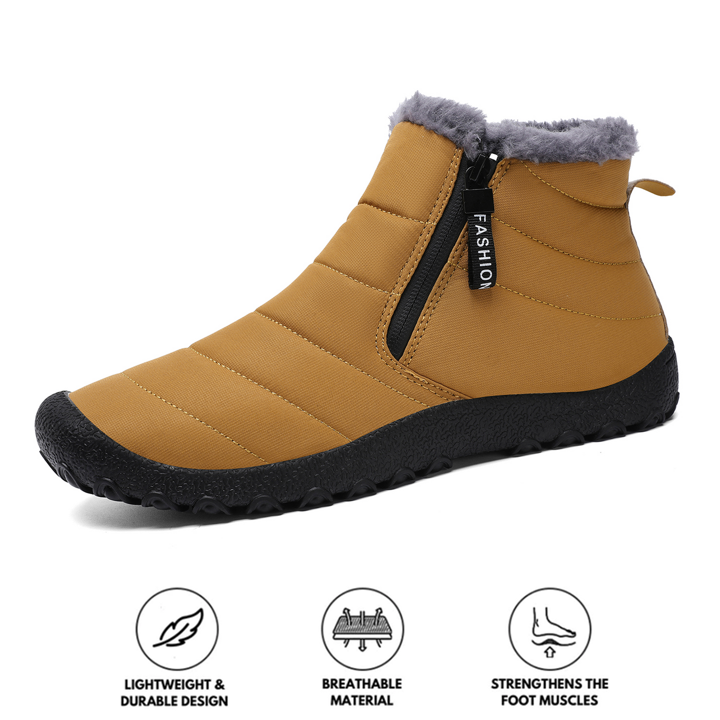 Bottes d'hiver imperméables Unisexe Confortables Antidérapantes