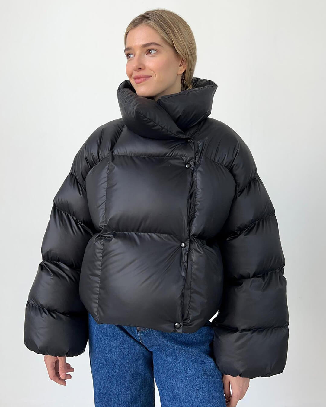Doudoune matelassée oversize chaude pour femme - Action Hiver