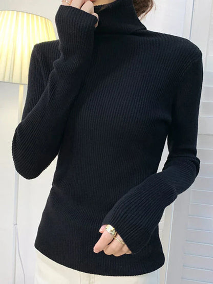 Pull Femme Col Roulé Doux