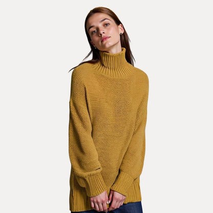 Écharpe pour femme Pull en laine Col montant Élégance