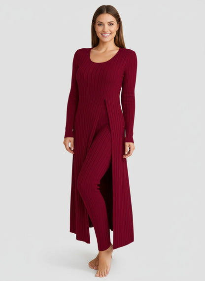 Ensemble tricot doux et élégant pour femme