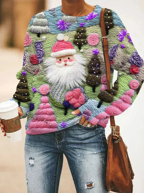 Pull de Noël femme – Tricot ample