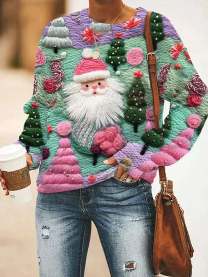 Pull de Noël femme – Tricot ample