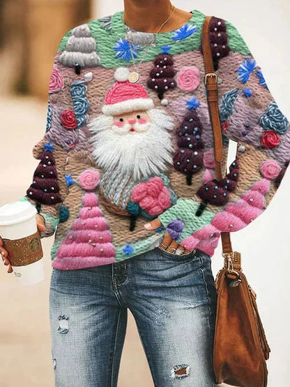 Pull de Noël femme – Tricot ample