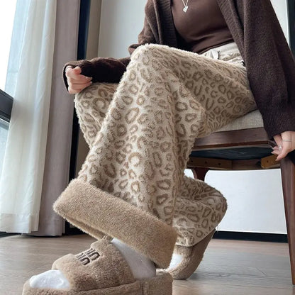 Pantalon femme à imprimé léopard tendance