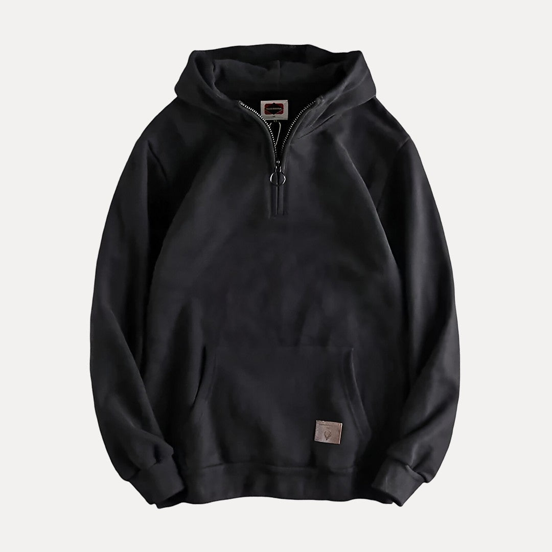 Sweat à capuche pour hommes Confortable Fermeture éclair Moderne