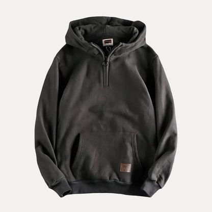 Sweat à capuche pour hommes Confortable Fermeture éclair Moderne