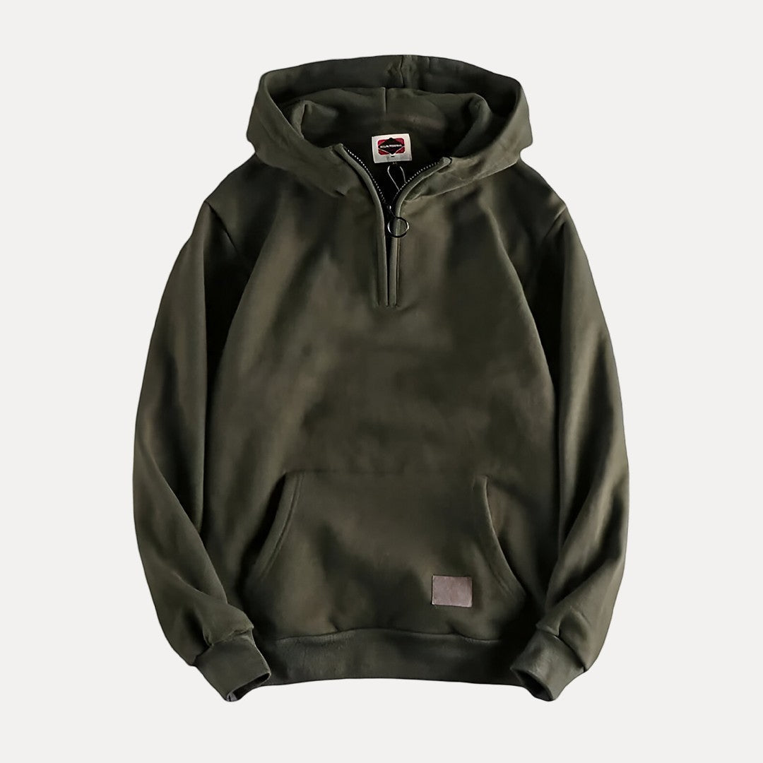 Sweat à capuche pour hommes Confortable Fermeture éclair Moderne