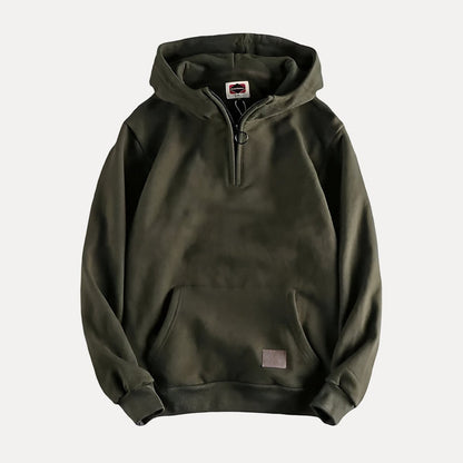 Sweat à capuche pour hommes Confortable Fermeture éclair Moderne