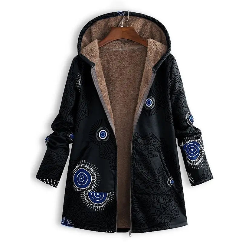 Veste polaire chaude à capuche