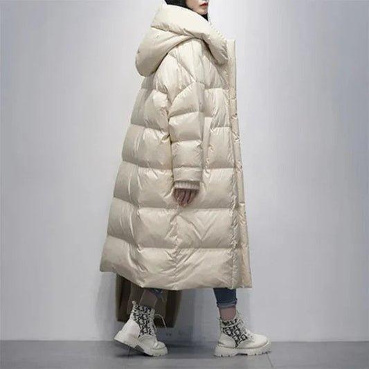 Warmes Winterparka Damen Pufferjacke - IdealeKleiden