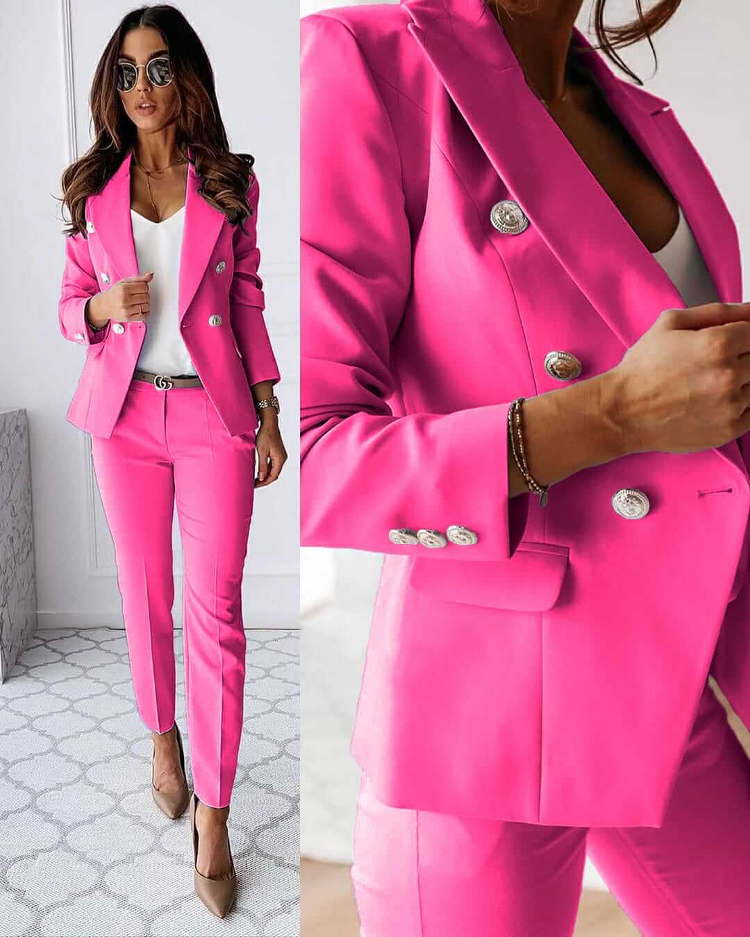 Eleganter Business Anzug Damen - IdealeKleiden