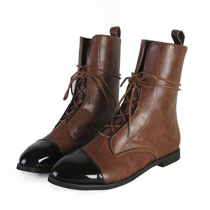 Élégantes bottes en cuir pour femme