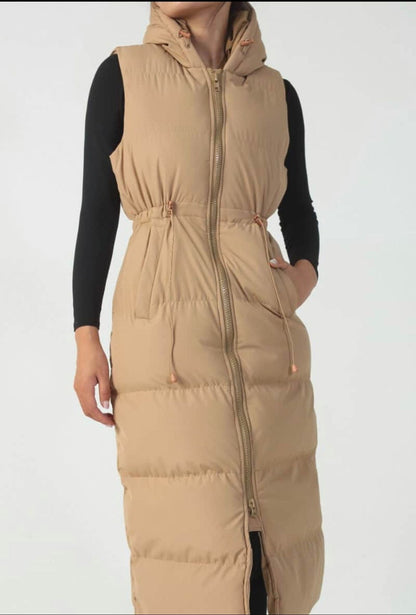 Gilet stylé beige